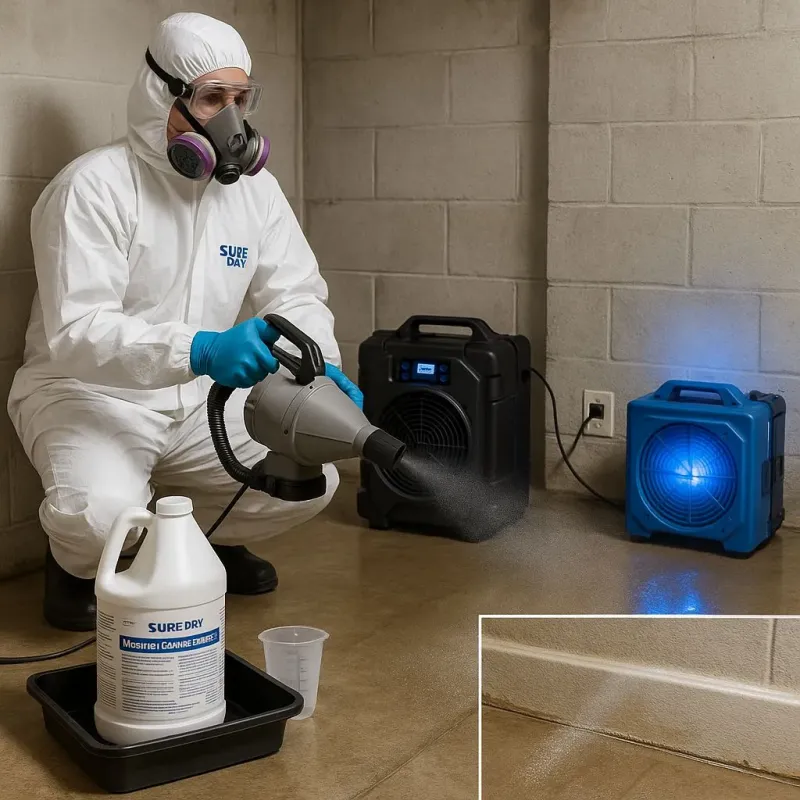 Sanitization and Odor Removal process in Van, TX