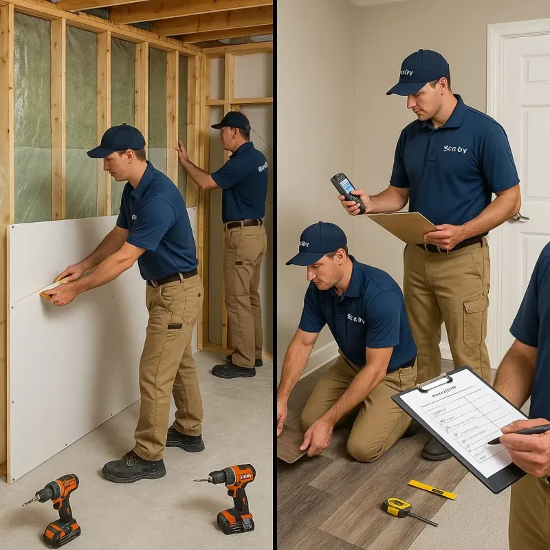 Repairs and Reconstruction process in Van, TX