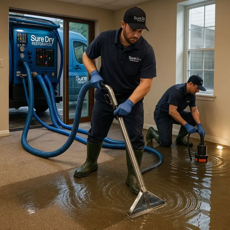 Water Extraction and Removal process in Van, TX